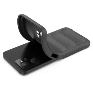 Силиконов калъф Wear-resistant за Realme C35, Тъмно сив 3