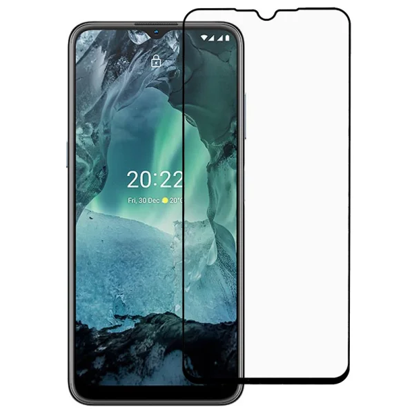 Стъклен Протектор Full Glue за Nokia G11 / G21, Черен 1