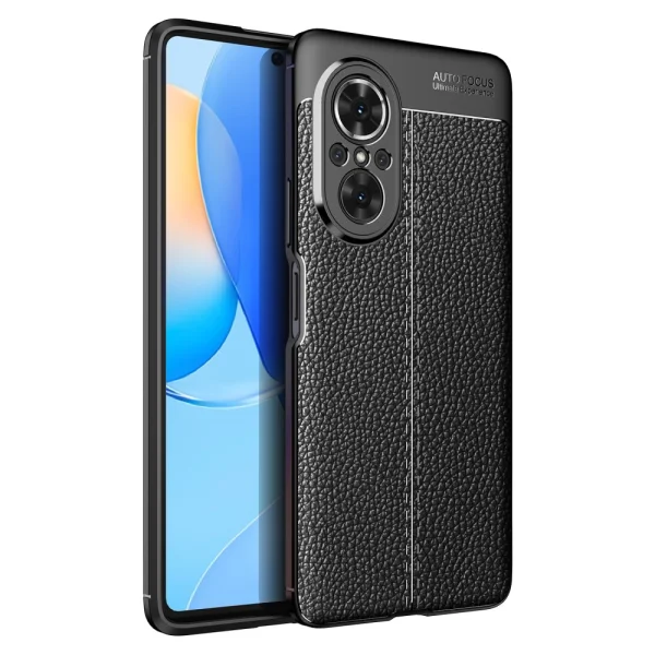 Силиконов калъф Litchi Texture за Huawei nova 9 SE/Honor 50 SE, Черен 1