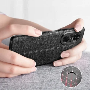 Силиконов калъф Litchi Texture за Huawei nova 9 SE/Honor 50 SE, Черен 3