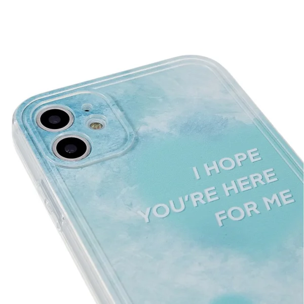Anti-drop silicone case for iPhone 11, Happy 6