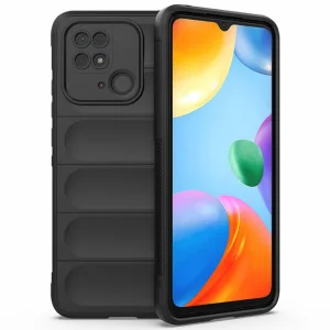 Силиконов калъф Wear-resistant за Xiaomi Redmi 10C, Черен