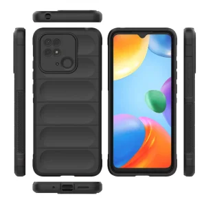 Silicone case Wear-resistant for Xiaomi Redmi 10C, Black 3