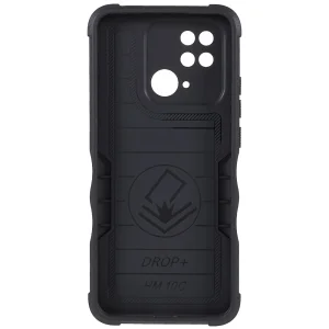 Shockproof Kickstand Ring case for Xiaomi Redmi 10C, Black 3