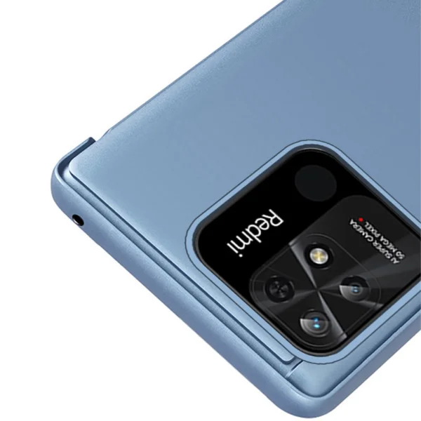 Калъф Тефтер View Window за Xiaomi Redmi 10C, Син 4