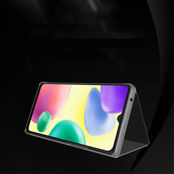 View Window Case for Xiaomi Redmi 10C, Black 2