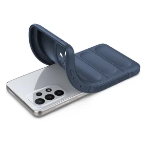 Силиконов калъф Wear-resistant за Samsung Galaxy A33 5G, Тъмно син 3