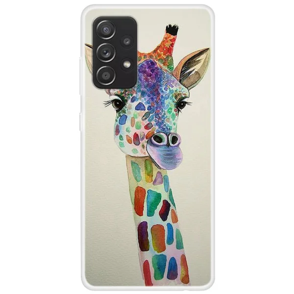 Silicone case for Samsung Galaxy A33 5G, Giraffe 1
