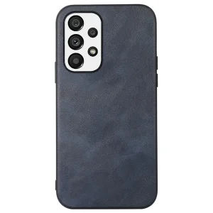 Удароустойчив калъф Leather Coated за Samsung Galaxy A33 5G, Син