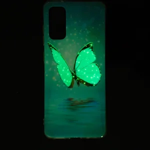 Силиконов калъф за Samsung Galaxy A33 5G, Синя пеперуда - фосфоресцентен 4