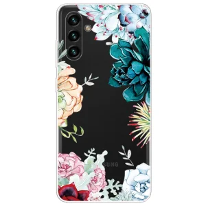 Силиконов калъф за Samsung Galaxy A13 5G, Цветя