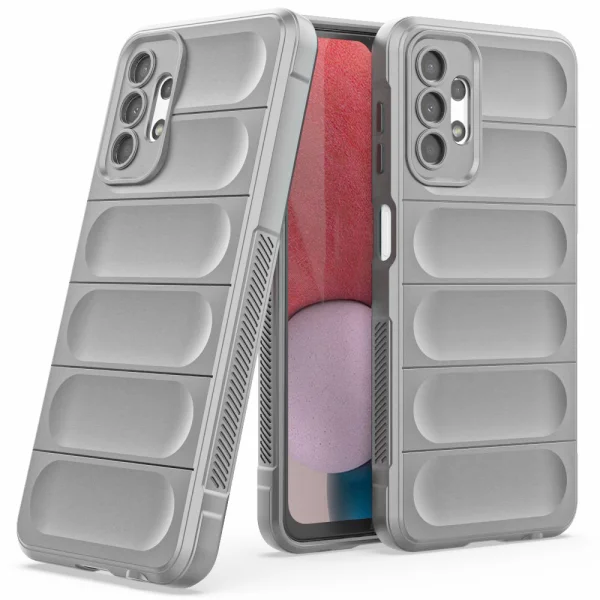 Силиконов калъф Wear-resistant за Samsung Galaxy A13 4G, Сив 2