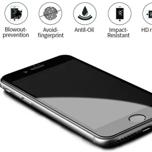 Glass Protector 5D Full Glue Iphone 7 / 8 / iPhone SE 2020(4.7), Black 4