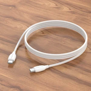 Кабел Borofone BX19 Double, Speed, от Type C към Type C, PD, 60W, 3A, Бял 5