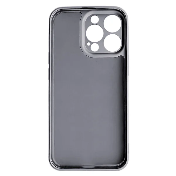 METALLIC Silicone Case for iPhone 13 PRO, Gray 3