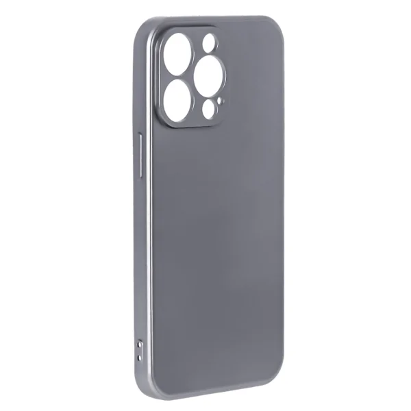 METALLIC Silicone Case for iPhone 13 PRO, Gray 1