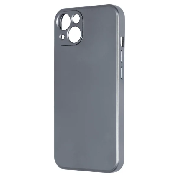Silicone case METALLIC for iPhone 13, Grey 2