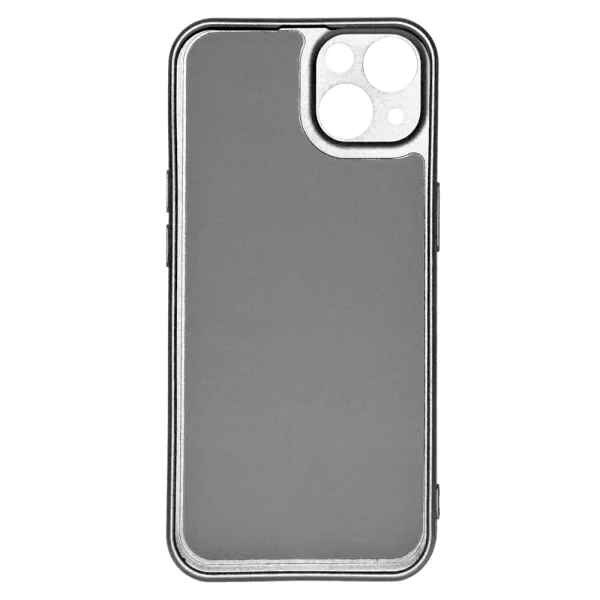 Silicone case METALLIC for iPhone 13, Grey 3