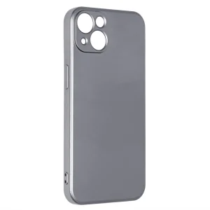 Силиконов калъф METALLIC за iPhone 13, Сив