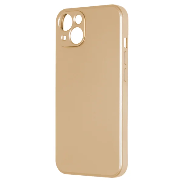 Silicone case METALLIC for iPhone 13, Gold 2