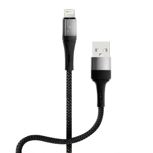 Кабел PRESTICO T10 от USB към LIGHTING, 3.1A, Черен