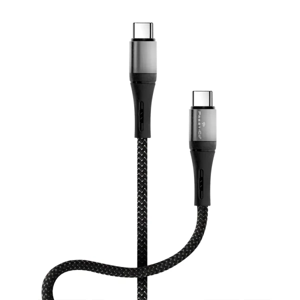 Кабел PRESTICO T10 от USB-C към USB-C, 60W, Черен 1