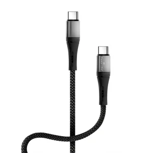 Кабел PRESTICO T10 от USB-C към USB-C, 60W, Черен