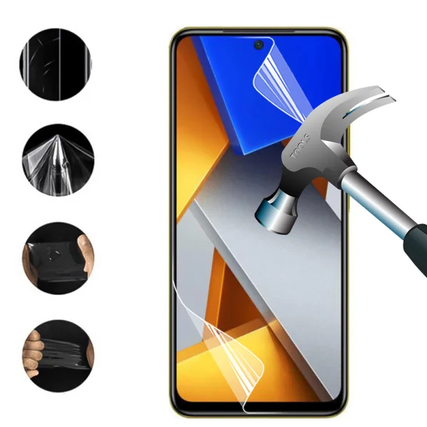 Хидрогел протектор Anti-Shock за Xiaomi Poco M4 4G, front Shell 1