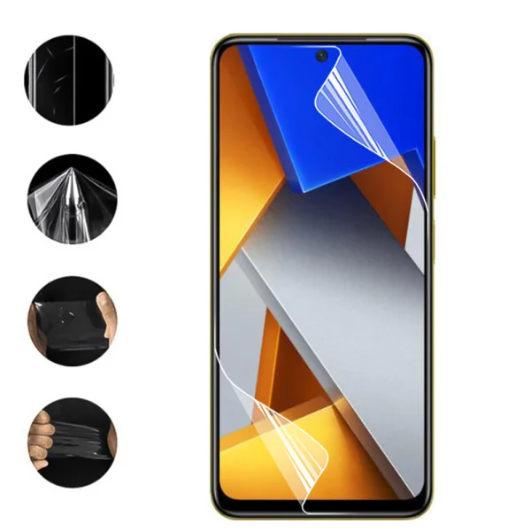 Хидрогел протектор Anti-Shock за Xiaomi Poco M4 4G, front Shell 2