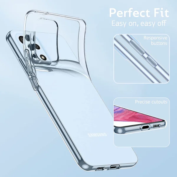 Силиконов калъф за Samsung Galaxy A53 (5G), 0.5mm, Прозрачен 5