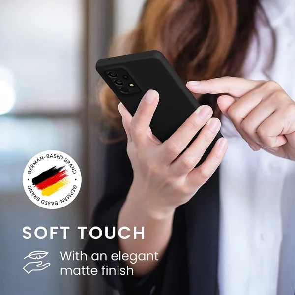 Силиконов калъф Soft Matte за Samsung Galaxy A53 5G, Черен 2