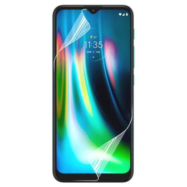 Anti-Shock Hydrogel Protector for Motorola Moto G9 Play, front full 2