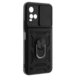 Shockproof case Slide Camera for Vivo Y21S/Y33S, Black 4