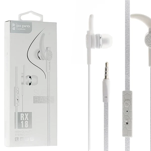 Слушалки с Микрофон PCPRO RX-18, Бял 1