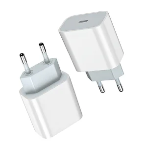 Charger Prestico F8S, 220V, USB-C, with USB-C to USB-C cable, 20W, PD, White 4