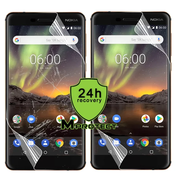 Hydrogel Protector Prof Resistiant for Nokia 6 2018, front shell 2