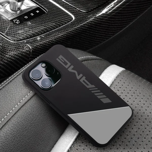 AMG Liquid Case for iPhone 13 Pro, Black-Gray 5
