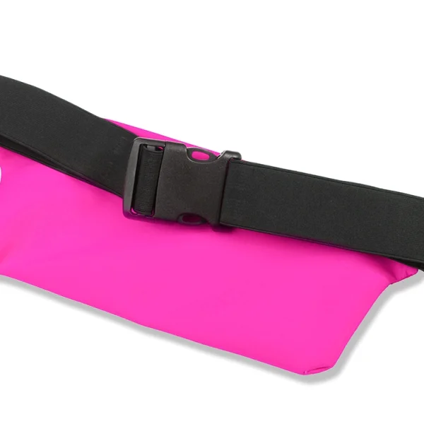 Sports waist pouch with window for iPhone 6 Plus, Pink 2