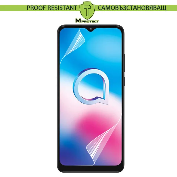 Хидрогел протектор MProtect Prof Resistant за Alcatel 3x, front full 1
