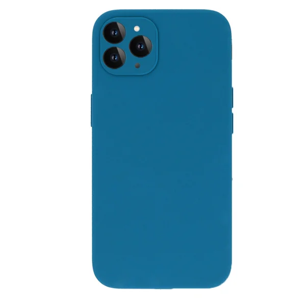 Силиконов калъф LUX за iPhone 13 Pro Max, син 2