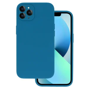 Силиконов калъф LUX за iPhone 13 Pro Max, син