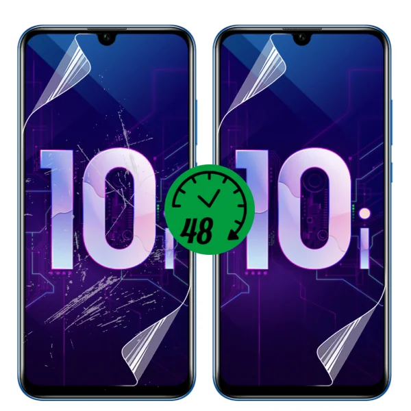 Хидрогел протектор Auto Repair за Honor 10, front full 1