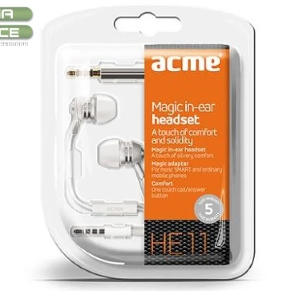 EARPHONES WITH MICROPHONE ACME HE11 2