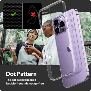 Silicone case for iPhone 14 Pro, 2mm, Transparent 3