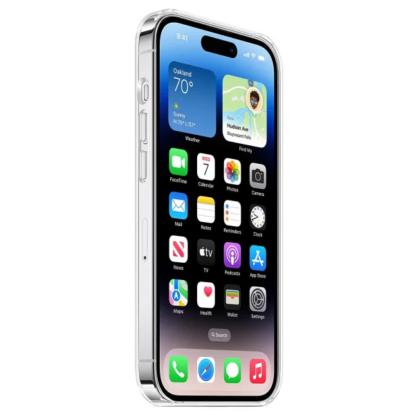 Silicone Case for iPhone 14 Pro, 0.5mm, Transparent 2
