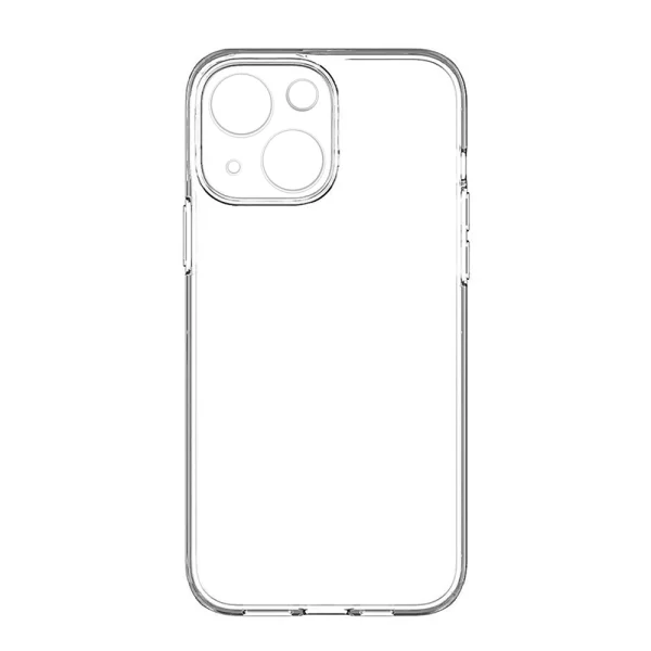 Silicone Case for iPhone 14, 0.5mm, Transparent 2