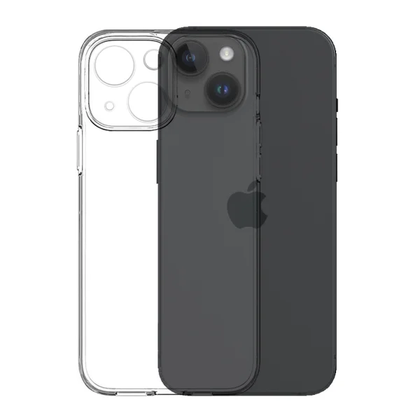 Silicone Case for iPhone 14, 0.5mm, Transparent 1
