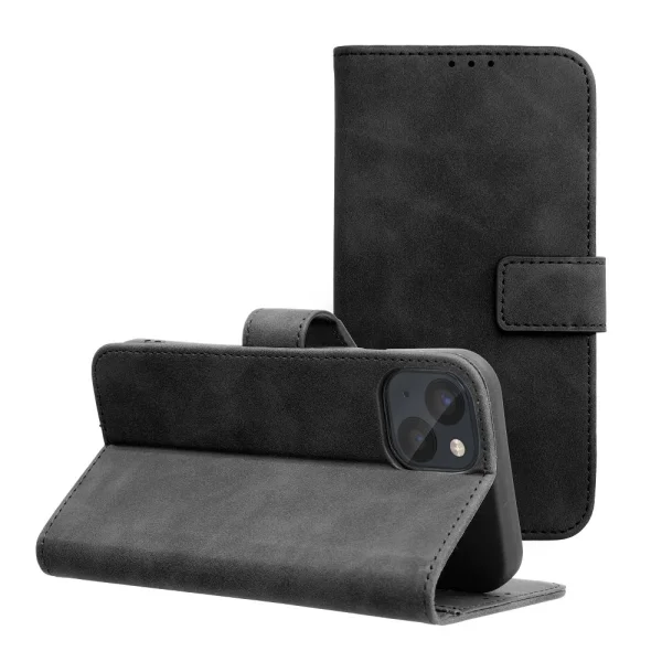 Калъф тефтер TENDER за Tender iPhone 14, Черен 1