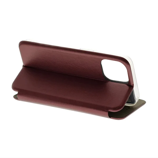Wallet Case ELEGANCE for iPhone 14 Plus, burgundy 4