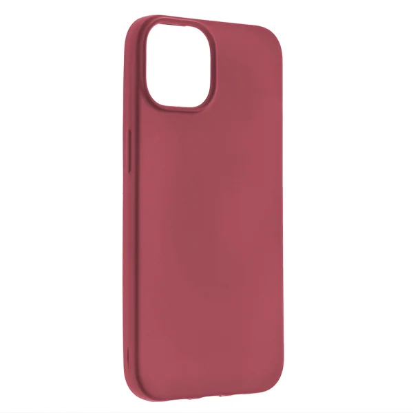 Silicone case Level for iPhone 14 Plus, Dark red 2